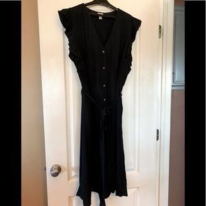 Ladies black dress.